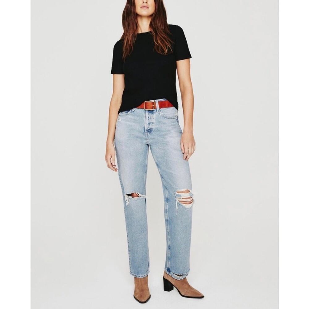AG Adriano Goldschmied Women's Clove Relaxed Vintage Straight Jeans Size 33